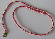 handgefertigter F&uuml;hrstrick f&uuml;r Traditional mit Karabinerhaken (Sonnenhof Sattlerei; A. Br&ouml;ker)